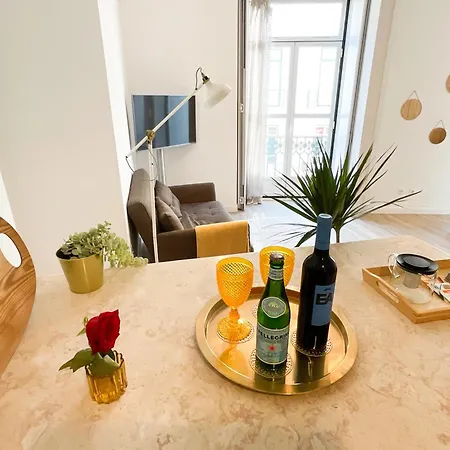 Luxury In Chiado 1 Br 리스본